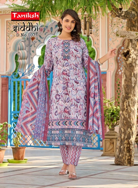 TANIKSH SIDDHI READYMADE COTTON PRINT KURTIS DISTRIBUTOR IN SURAT