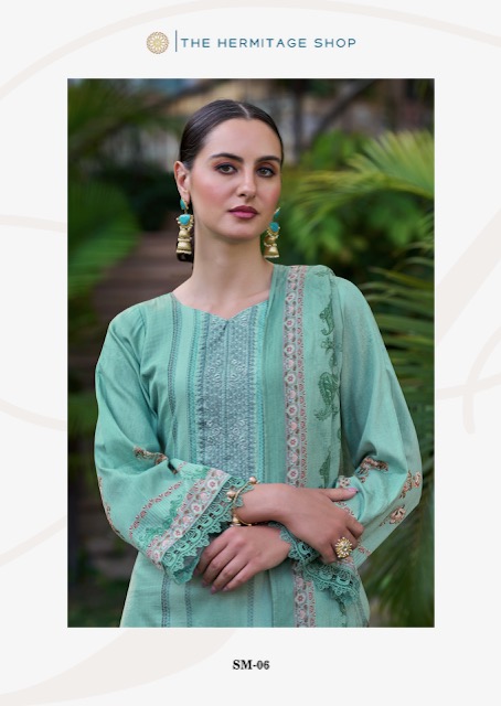 THE HERMITAGE SHOP SHAMIANA EMBROIDERY SALWAR KAMEEZ WHOLESALER IN SURAT