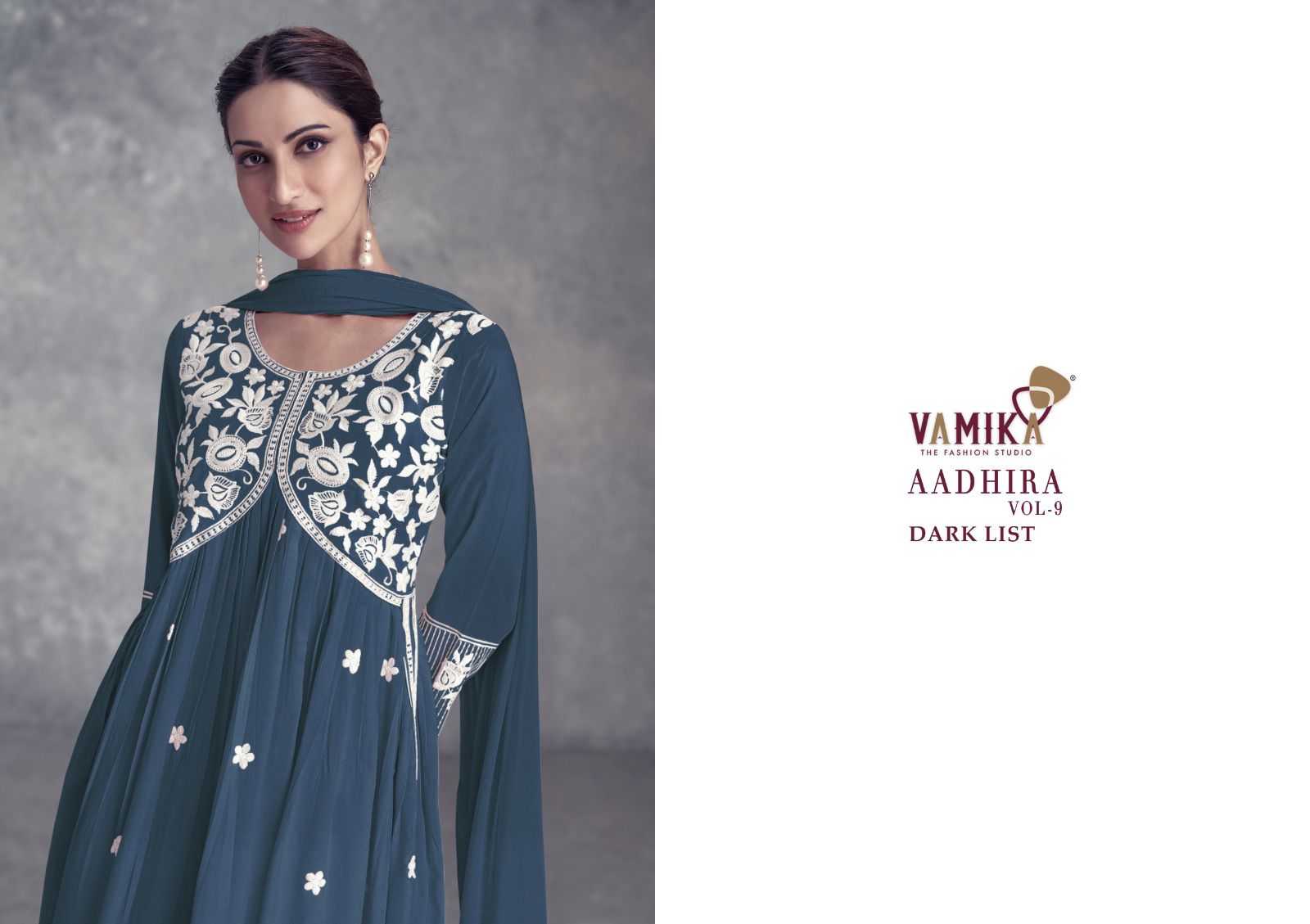 VAMIKA AADHIRA VOL 9 DARK LIST KURTIS WHOLESALER IN SURAT