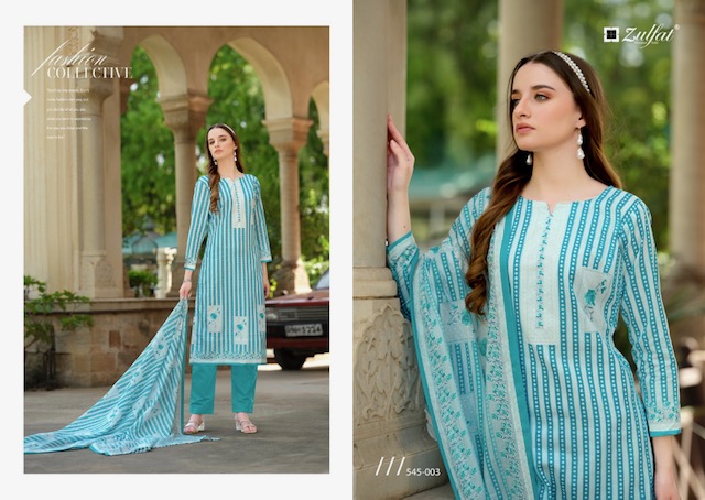 ZULFAT FARHANA VOL 5 COTTON SUITS LATEST CATALOGUE