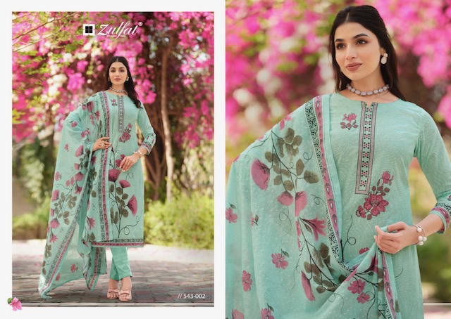 ZULFAT FLORENCE COTTON DESIGNER PRINT SALWAR KAMEEZ WHOLESALER IN SURAT