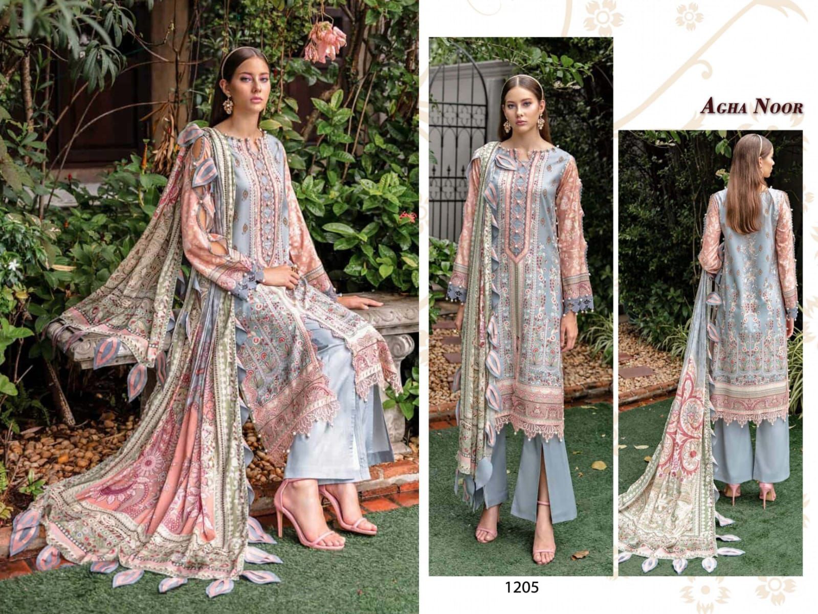 AGHA NOOR VOL 12 LUXURY LAWN COLLECTION