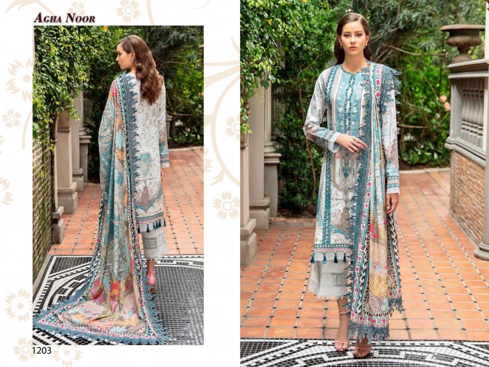 AGHA NOOR VOL 12 LUXURY LAWN COLLECTION