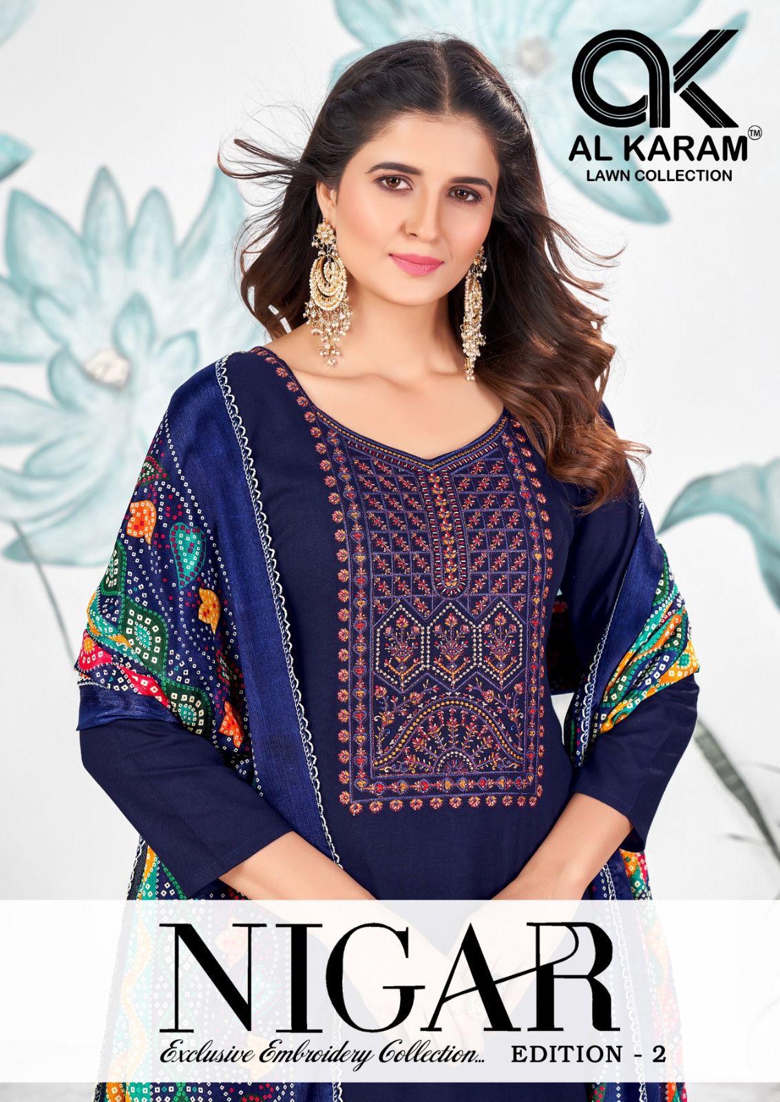 AL KARAM NIGAR EDITION 2 LAWN KARACHI SUITS