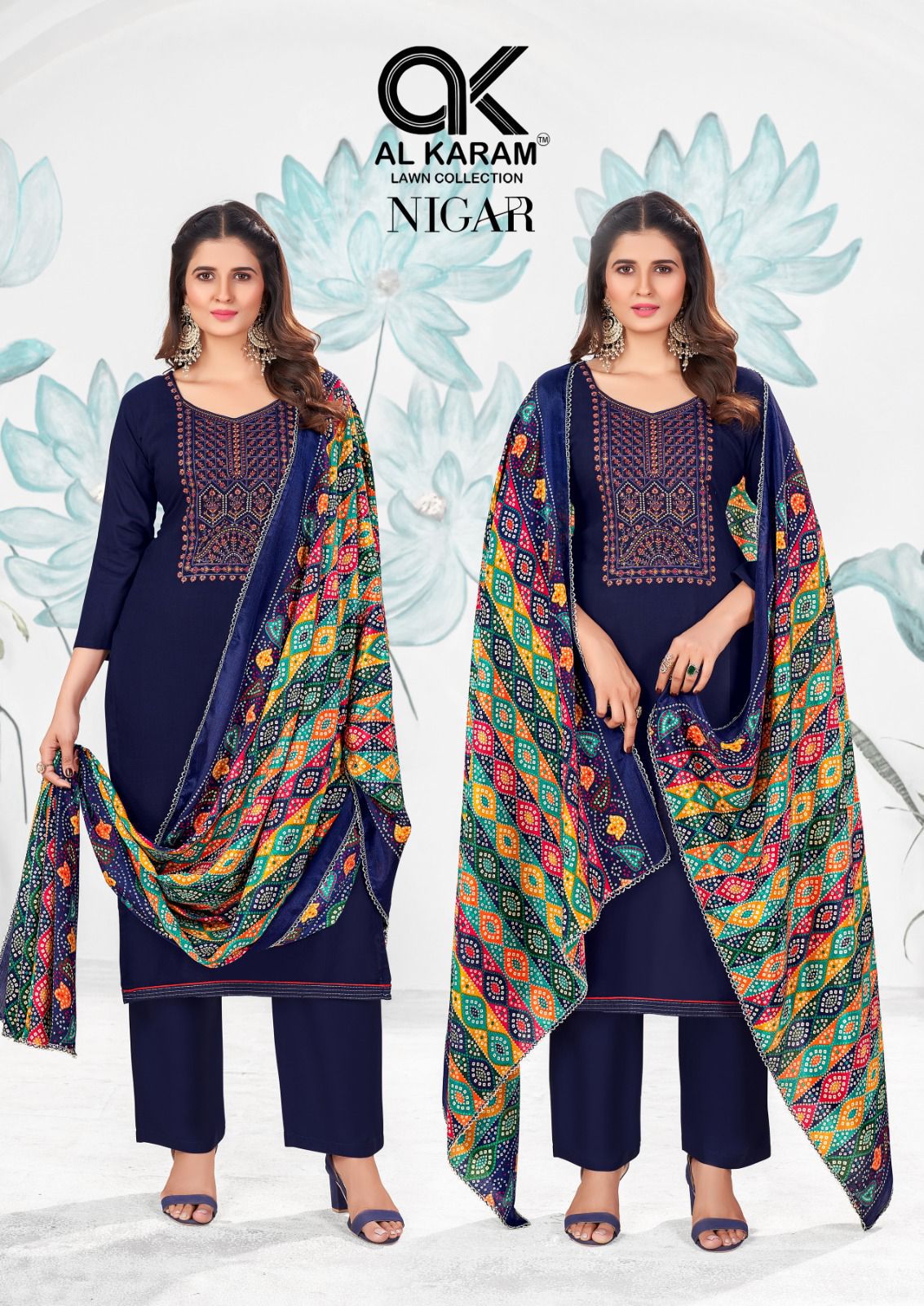 AL KARAM NIGAR EDITION 2 LAWN KARACHI SUITS