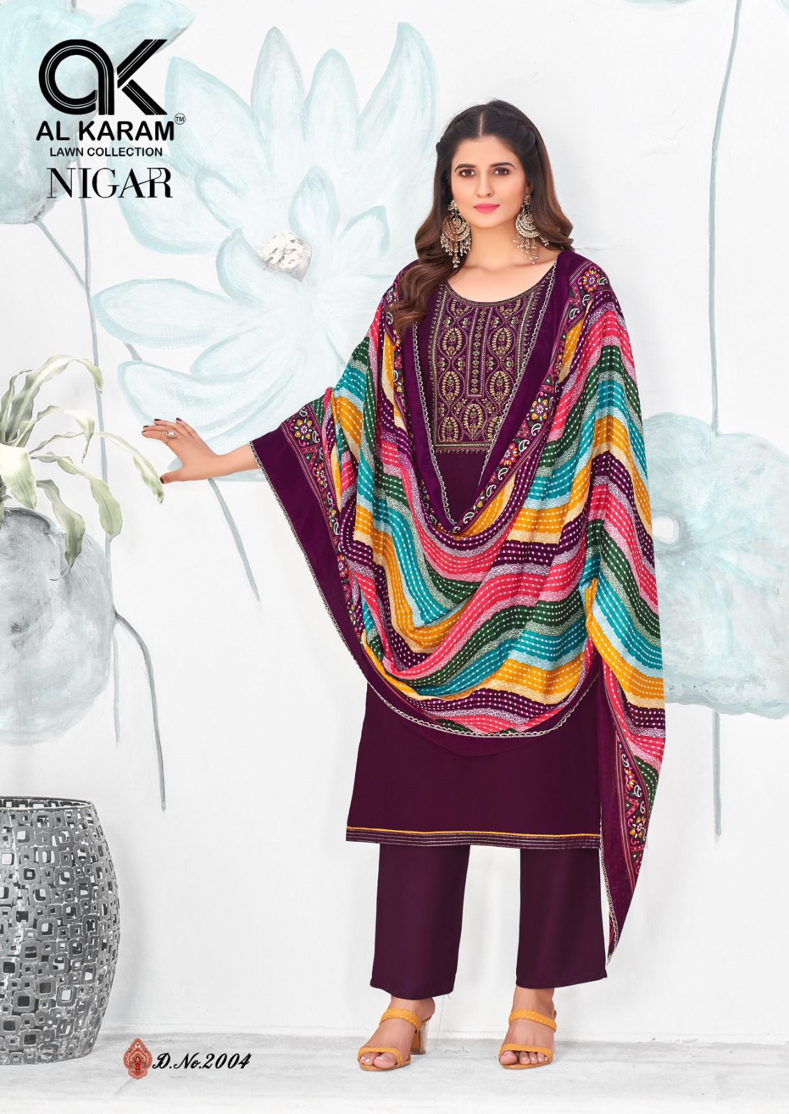 AL KARAM NIGAR EDITION 2 LAWN KARACHI SUITS