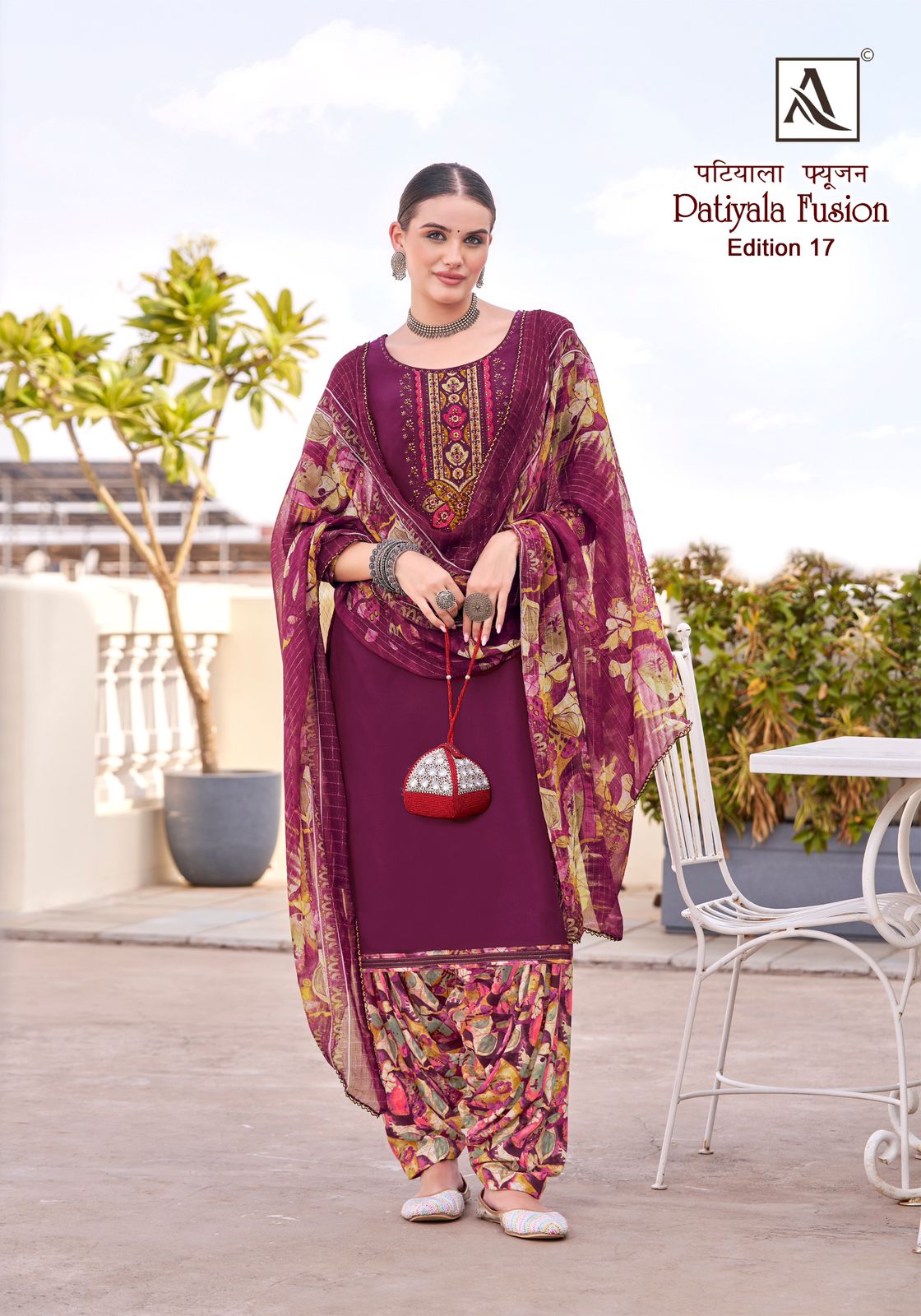 ALOK PATIYALA FUSION EDITION 17 SUITS WHOLESALER