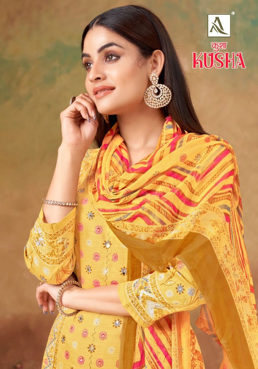 ALOK SUIT KUSHA IN WHOLESALE PRICE