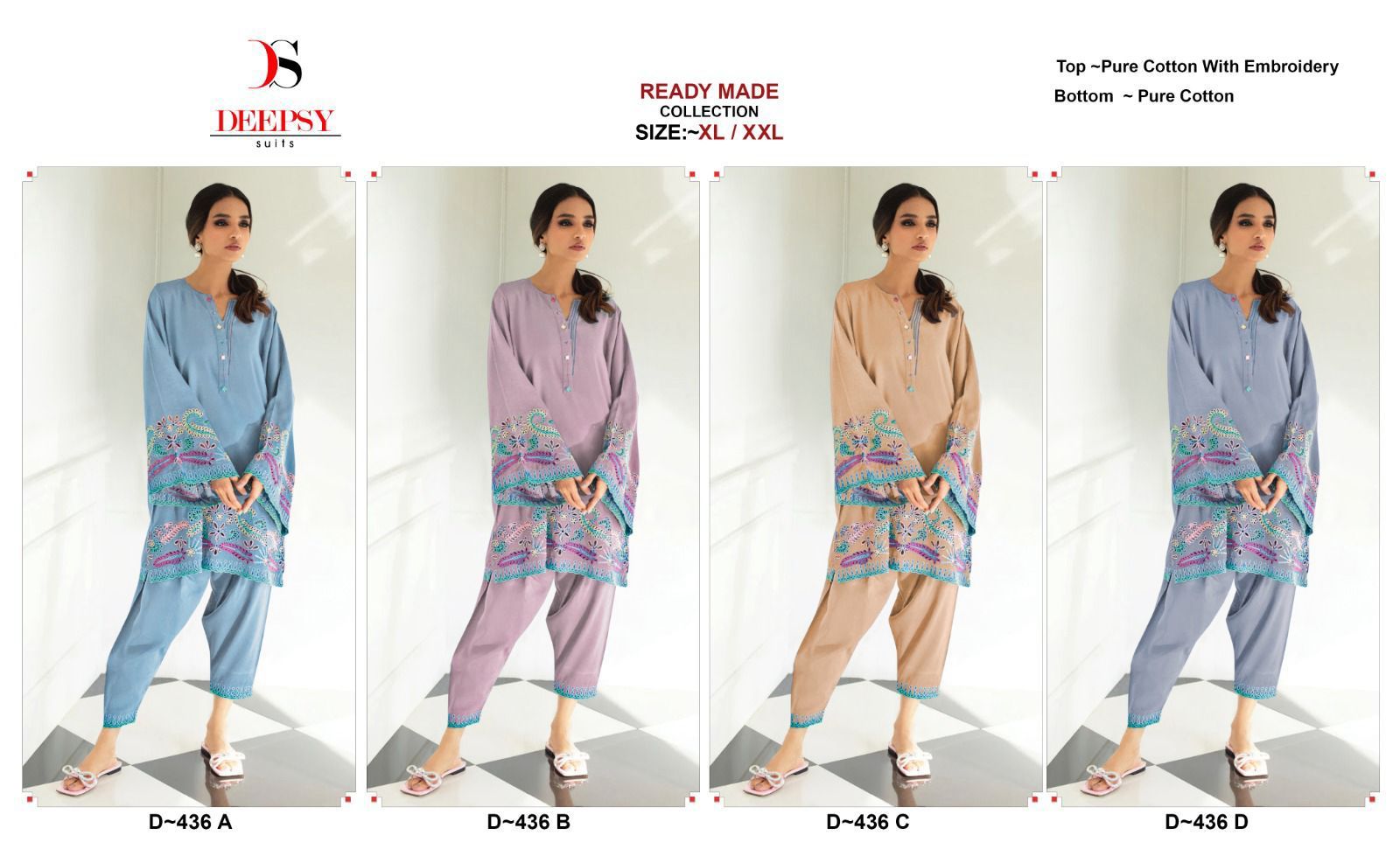 DEEPSY 436 READYMADE PAKISTANI SUITS