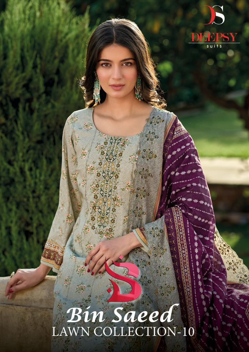 DEEPSY BIN SAEED VOL 10 LAWN COLLECTION