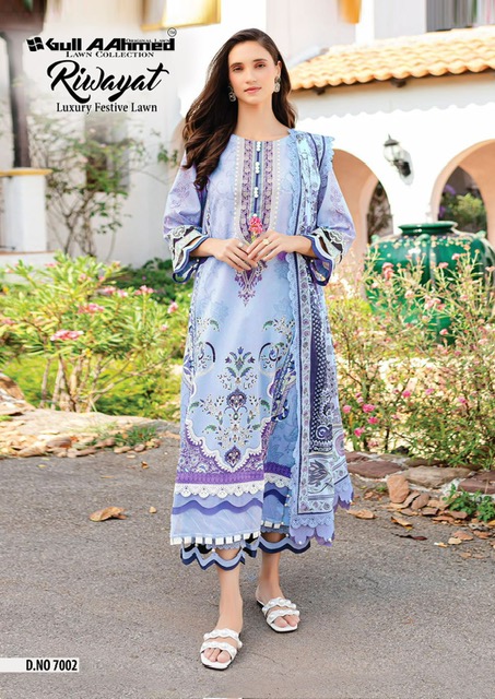 GULL AAHMED RIWAYAT VOL 7 LAWN SUITS