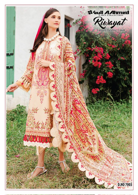 GULL AAHMED RIWAYAT VOL 7 LAWN SUITS