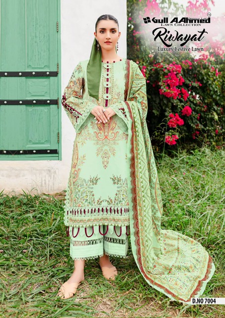 GULL AAHMED RIWAYAT VOL 7 LAWN SUITS