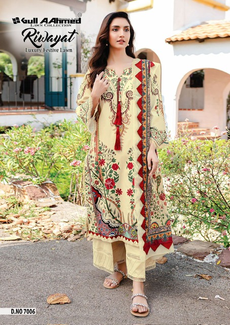 GULL AAHMED RIWAYAT VOL 7 LAWN SUITS