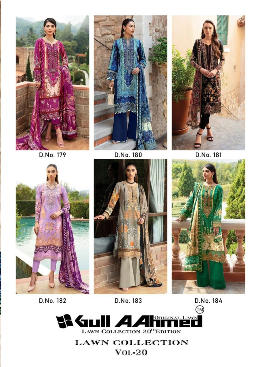 GULL AAHMED VOL 20 LAWN COLLECTION