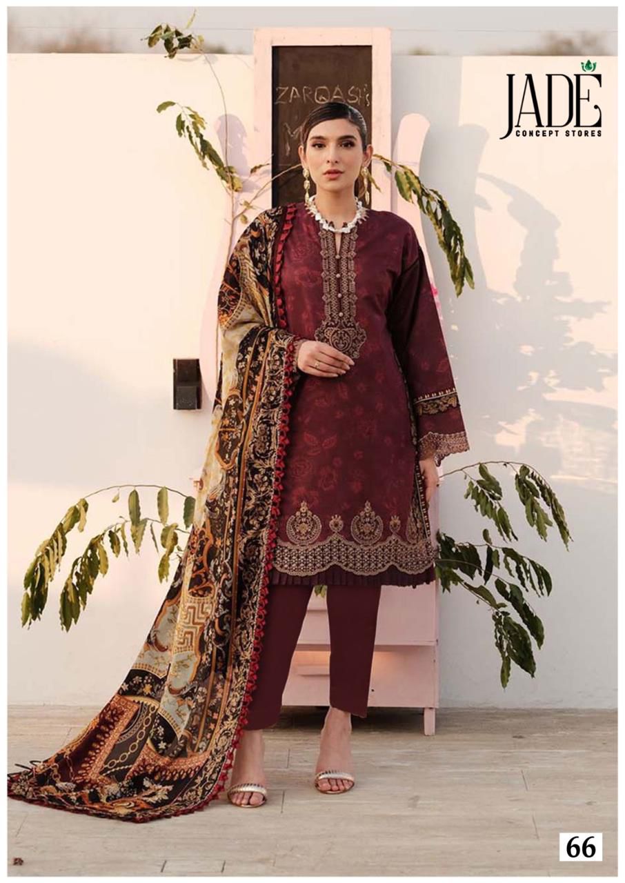 JADE CHEVRON VOL 7 LAWN KARACHI SUITS