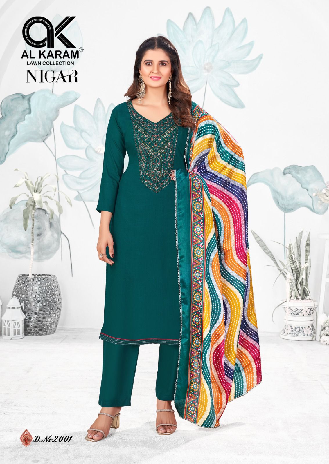 AL KARAM NIGAR EDITION 2 LAWN KARACHI SUITS