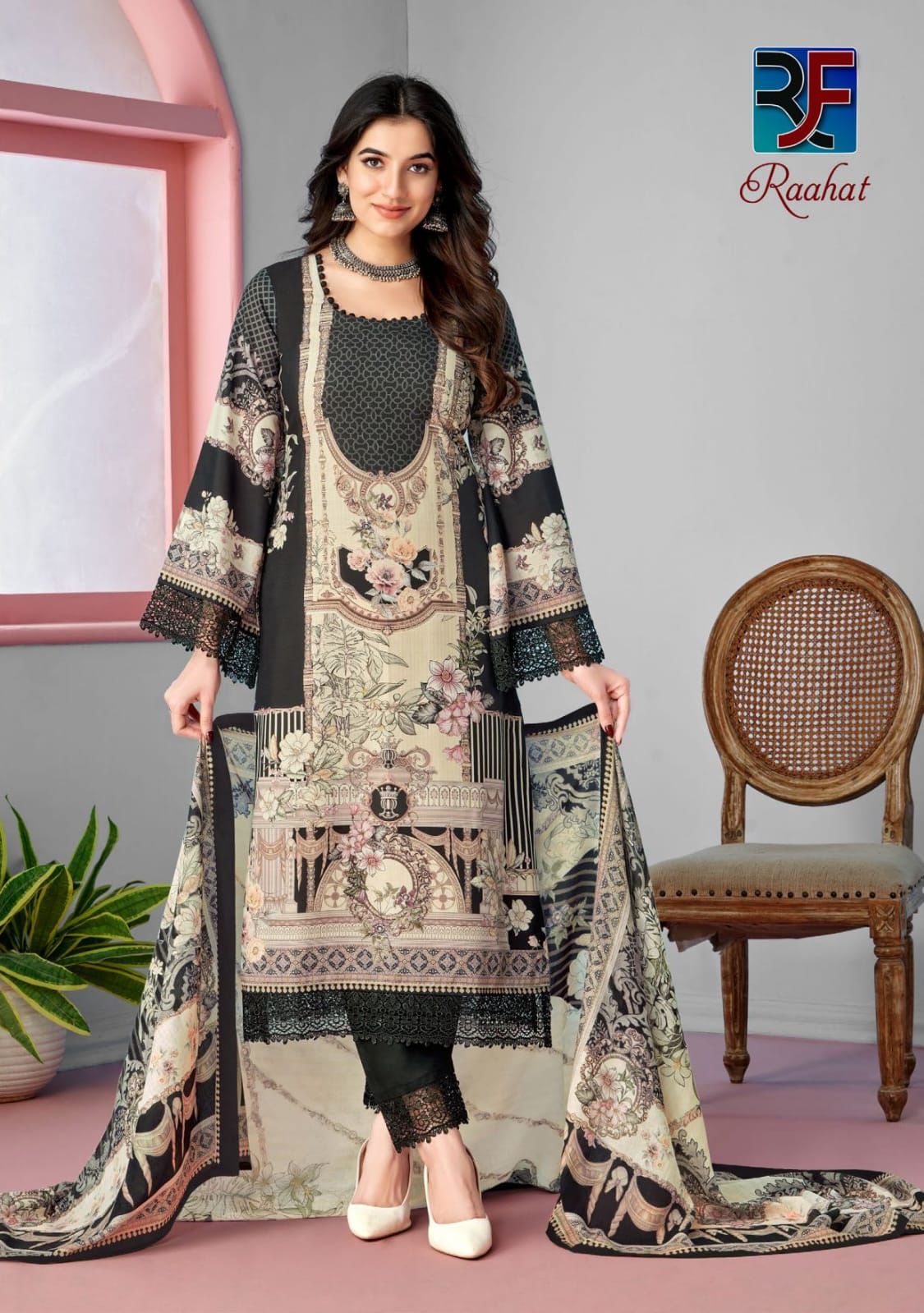 RAHI FAB RAAHAT VOL 1 PURE LAWN COLLECTION