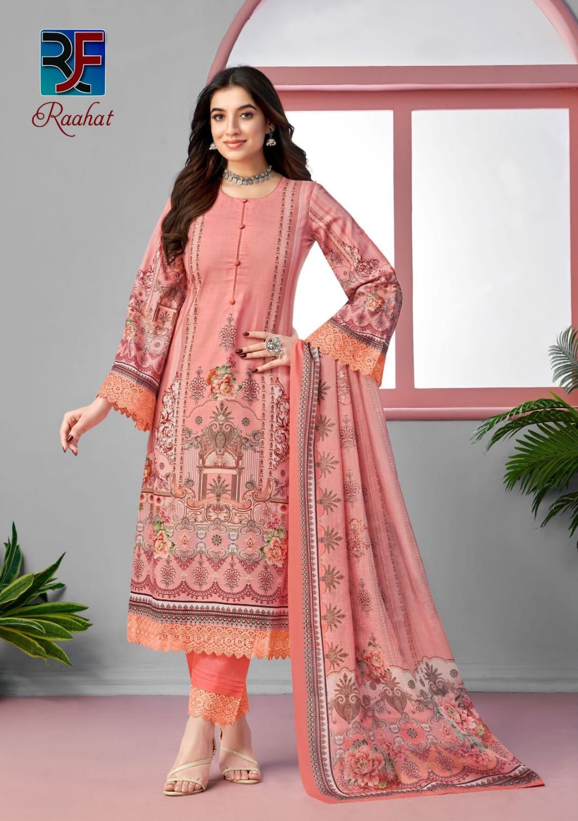 RAHI FAB RAAHAT VOL 1 PURE LAWN COLLECTION