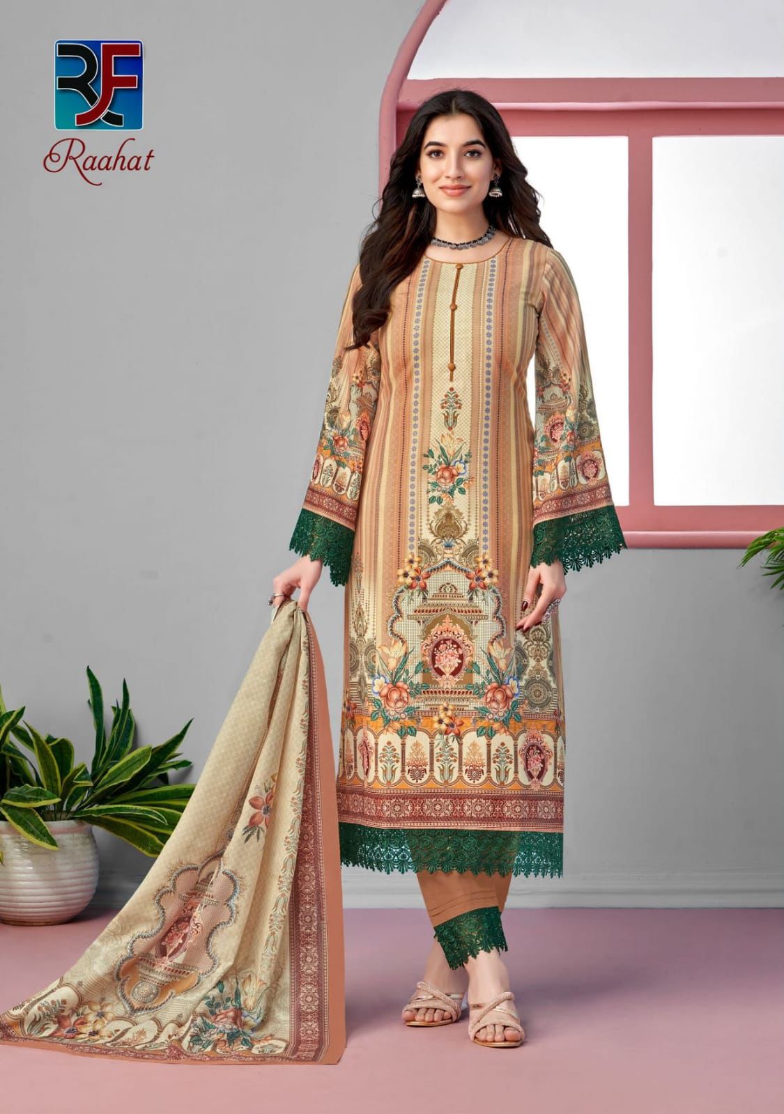 RAHI FAB RAAHAT VOL 1 PURE LAWN COLLECTION