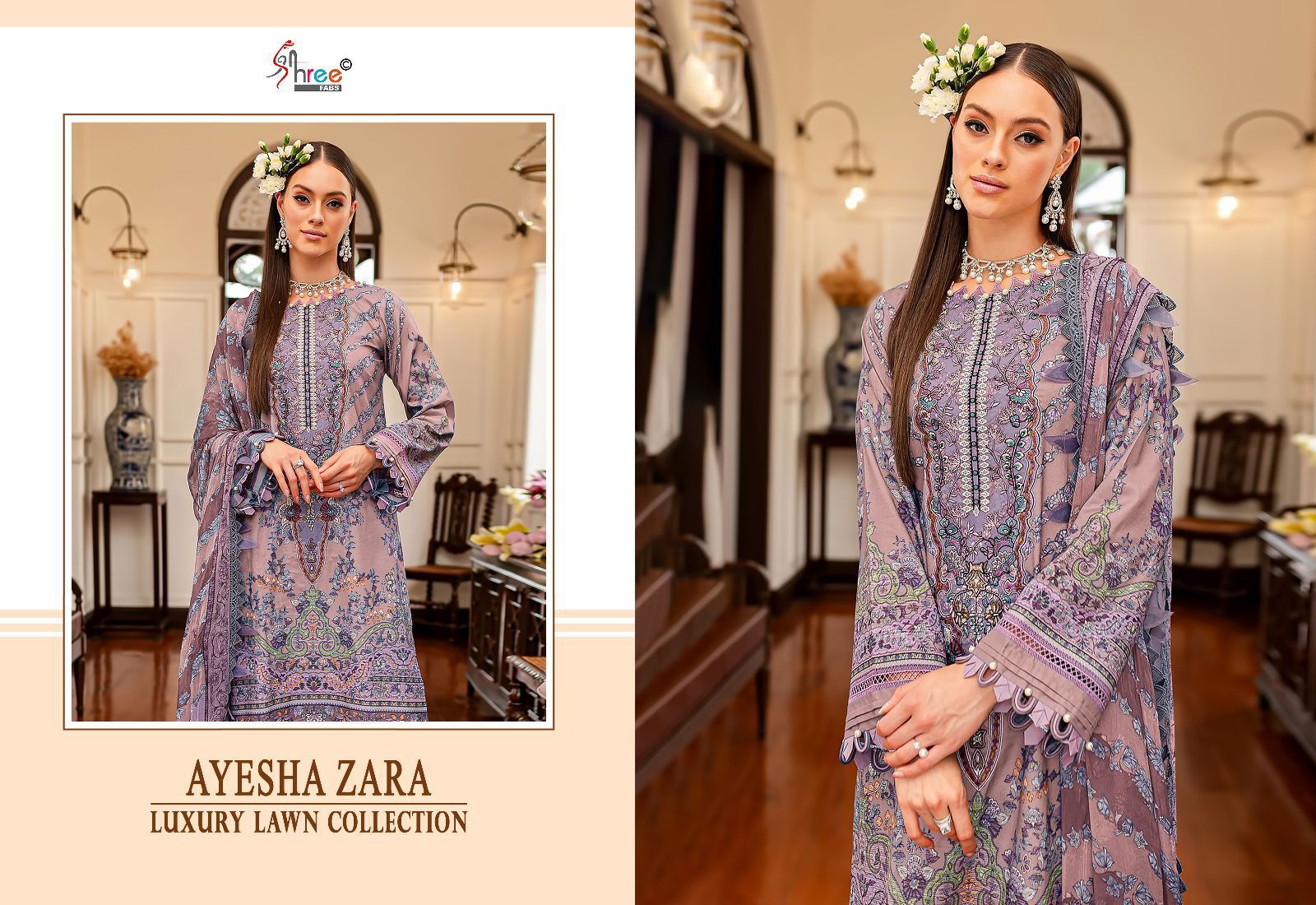 SHREE FABS AYESHA ZARA IN WHOLESALE