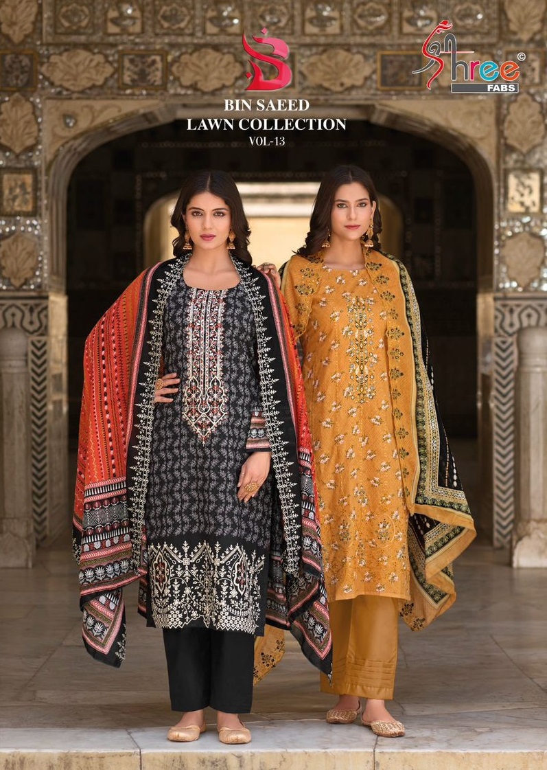 SHREE FABS BIN SAEED LAWN COLLECTION VOL 13