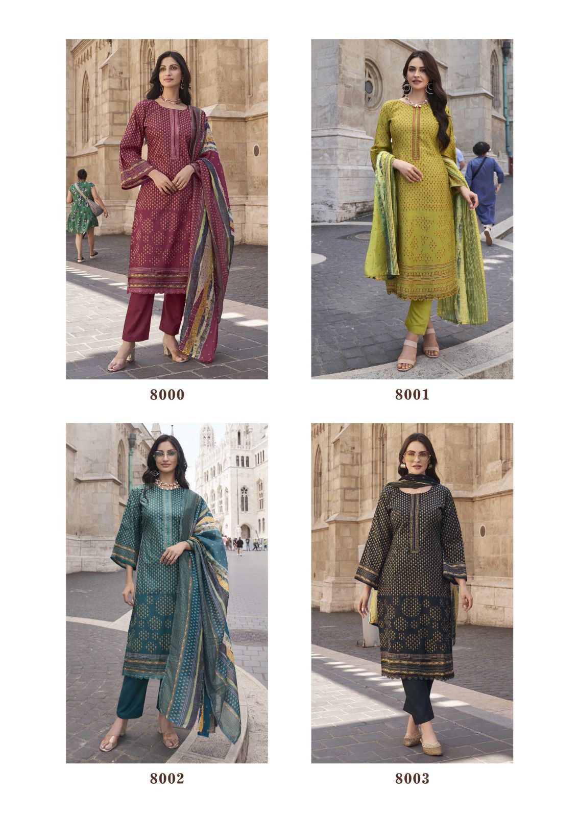 THE HERMITAGE SHOP ROZ MEHER PURE LAWN KARACHI SUITS