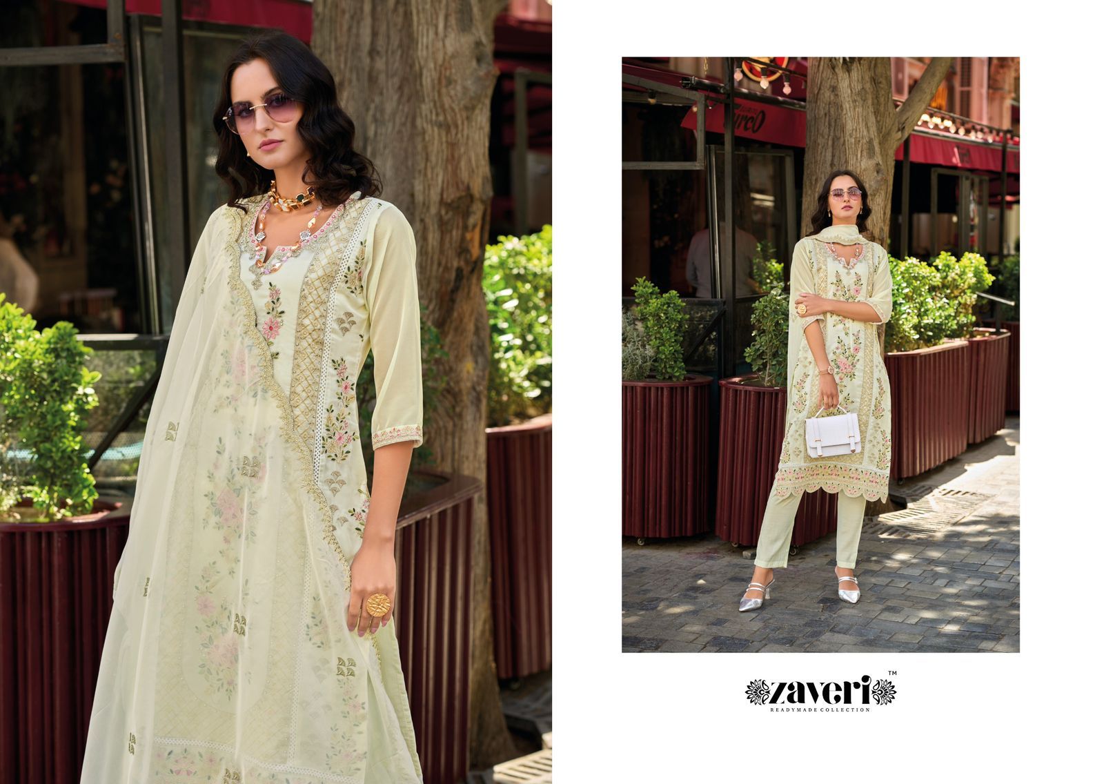 ZAVERI SURBHI ORGANZA SALWAR KAMEEZ