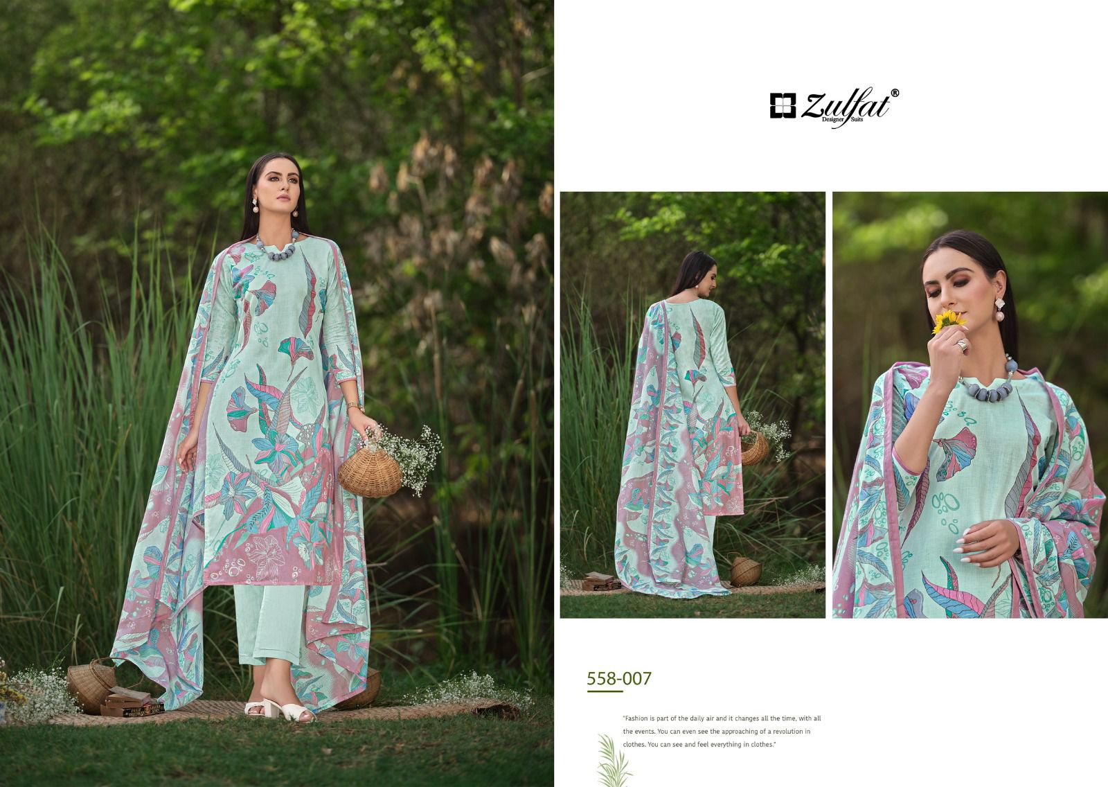 ZULFAT HAKOBA VOL 2 PURE COTTON SUITS