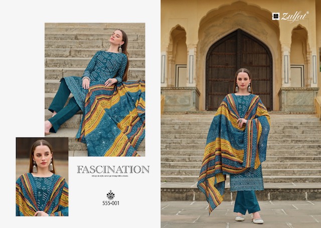 ZULFAT TANIA VOL 2 PURE COTTON SUITS