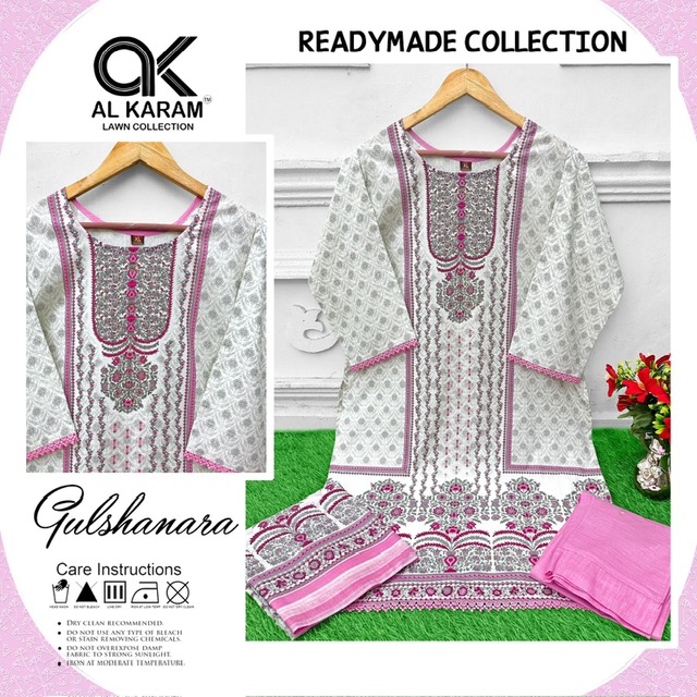 AL KARAM GULSHANARA READYMADE KARACHI SUITS