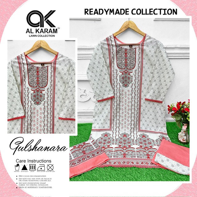 AL KARAM GULSHANARA READYMADE KARACHI SUITS