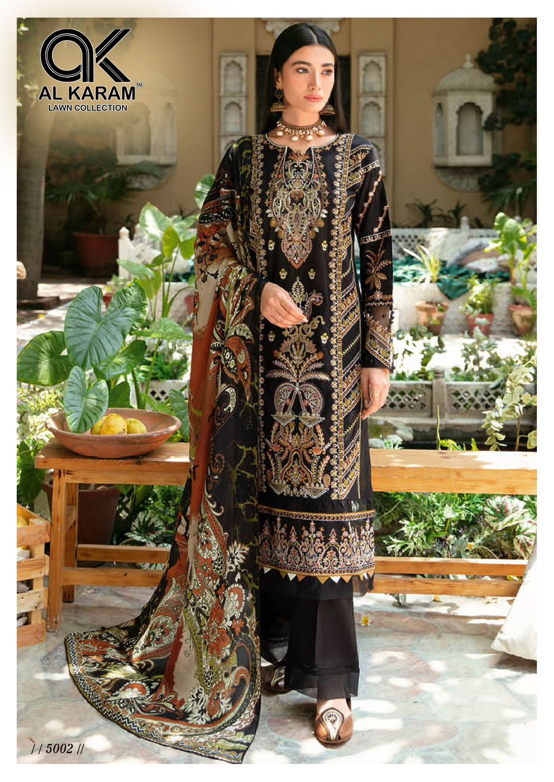 AL KARAM QUEENS COURT VOL 5 LAWN KARACHI SUITS