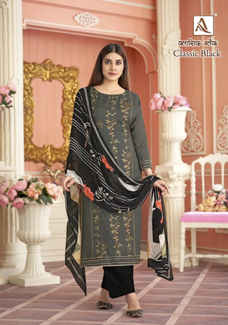 ALOK SUITS CLASSIC BLACK SUITS SUPPLIER IN SURAT