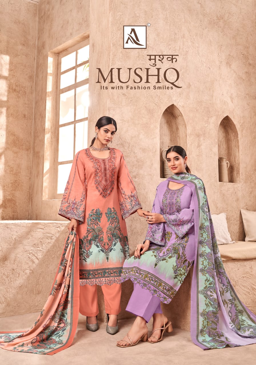 ALOK SUITS MUSHQ SALWAR SUITS WHOLESALE