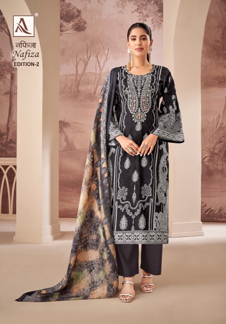 ALOK SUITS NAFIZA EDITION 2 PURE CAMBRIC SUITS