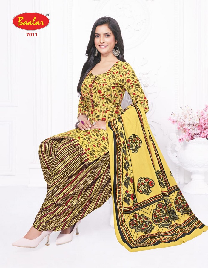 BAALAR CRISTAL PATIYALA VOL 7 COTTON DRESS MATERIAL