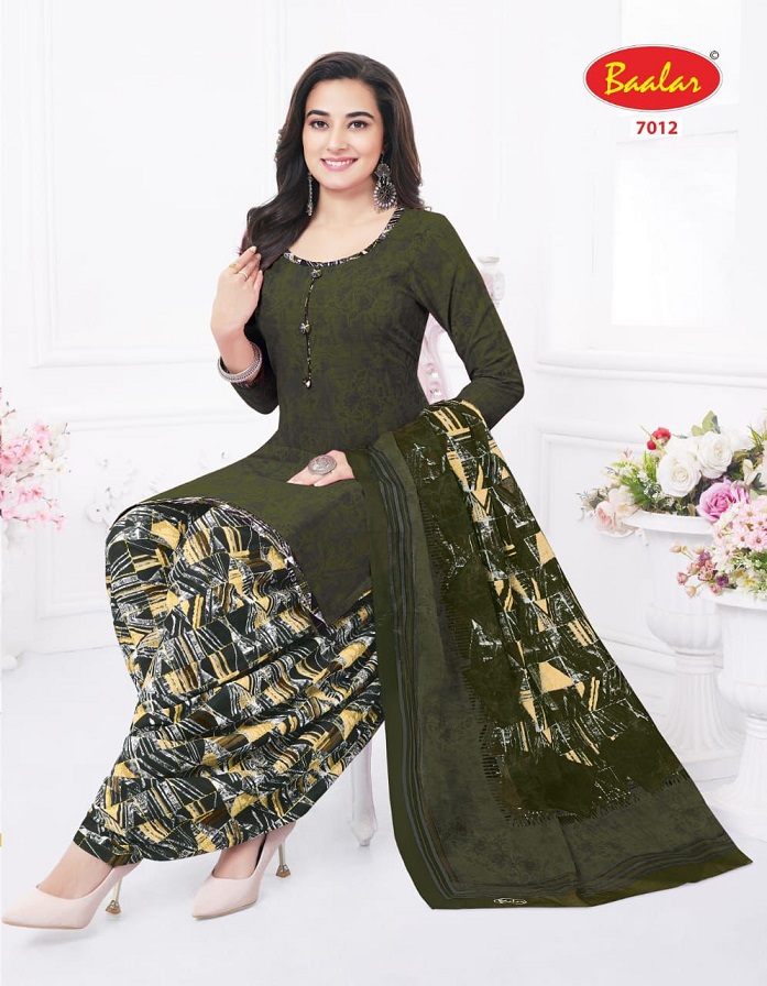 BAALAR CRISTAL PATIYALA VOL 7 COTTON DRESS MATERIAL