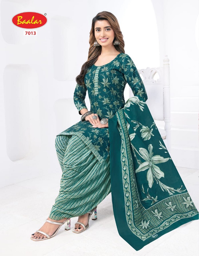 BAALAR CRISTAL PATIYALA VOL 7 COTTON DRESS MATERIAL