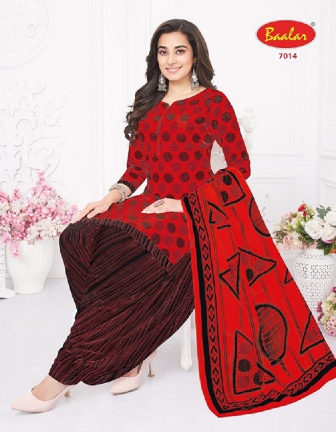 BAALAR CRISTAL PATIYALA VOL 7 COTTON DRESS MATERIAL