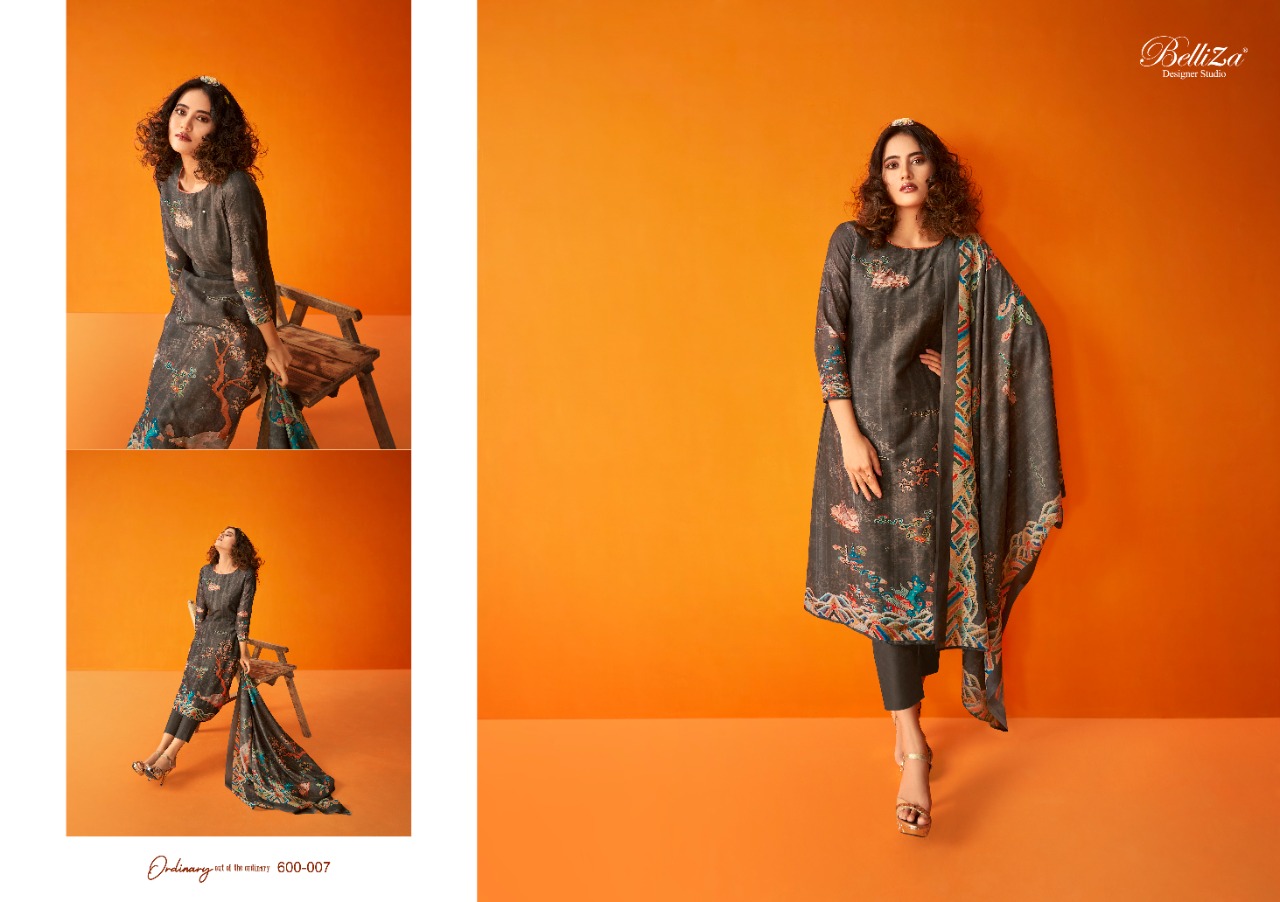 BELLIZA DESIGNER STUDIO NATURE PURE MUSLIN SUITS