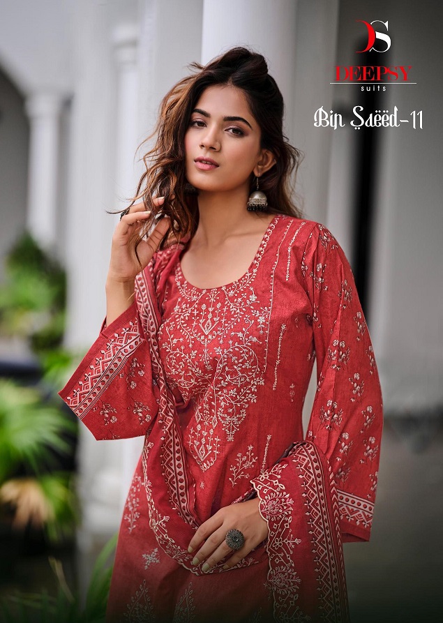 DEEPSY BIN SAEED VOL 11 PAKISTANI SUITS