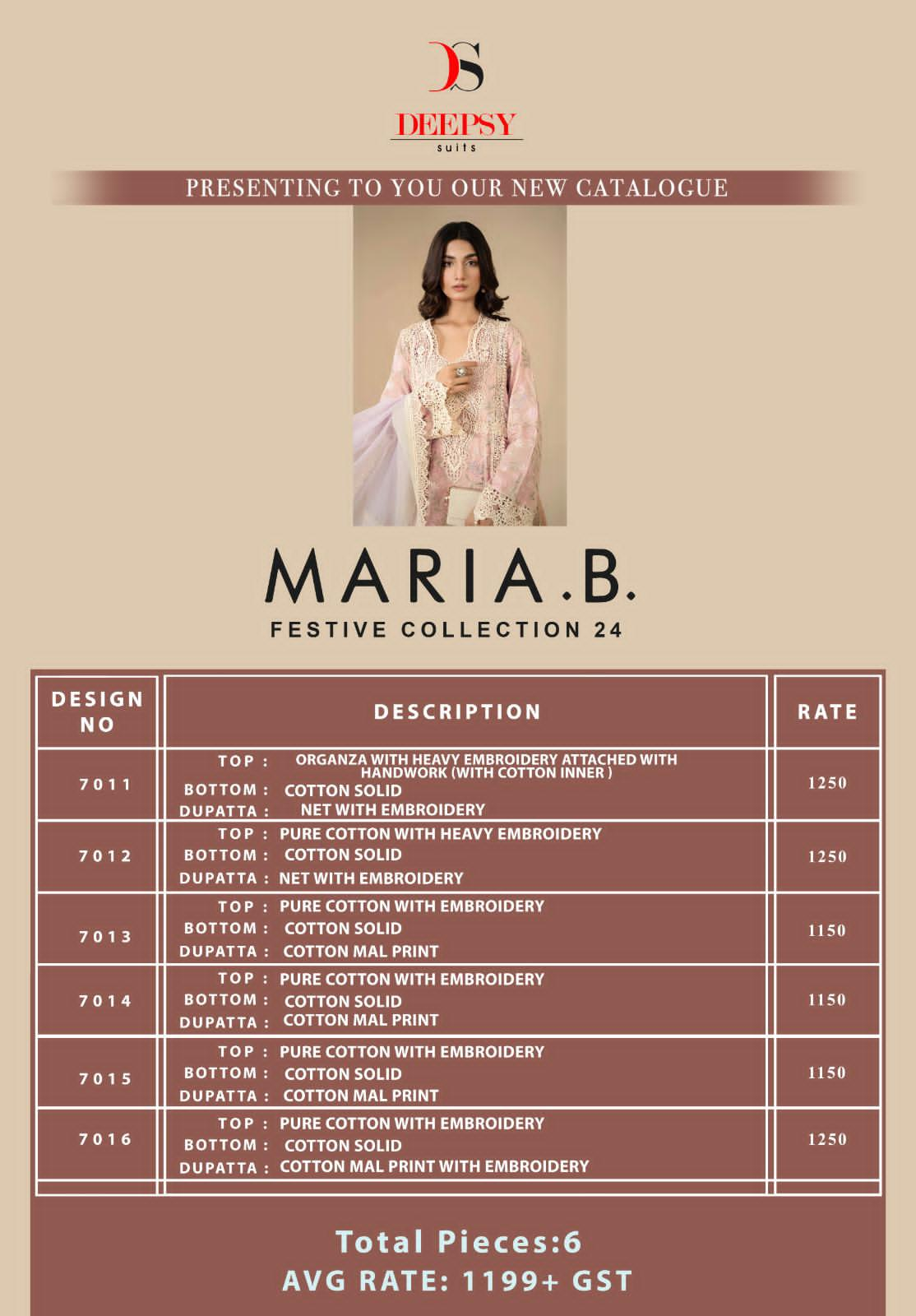 DEEPSY MARIA B FESTIVE COLLECTION 24