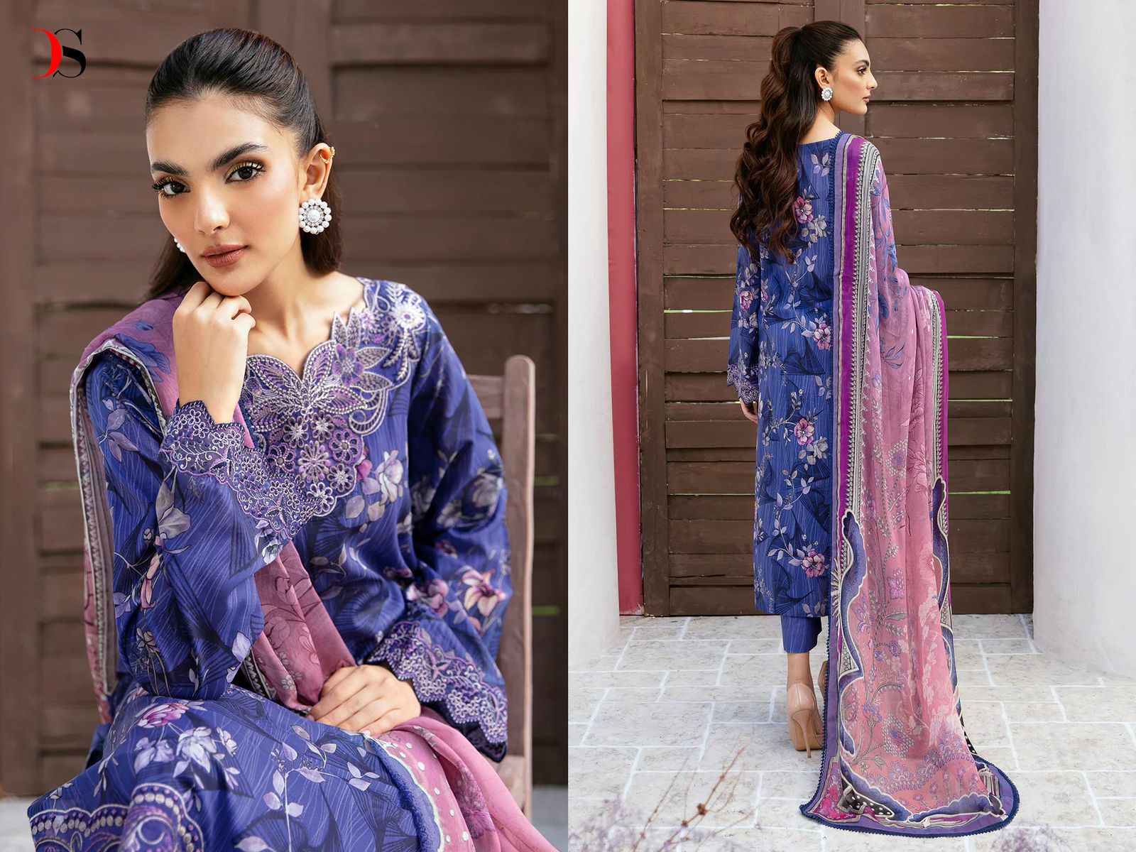 DEEPSY RAMSHA RANGREZ 24-3 LUXURY LAWN COLLECTION