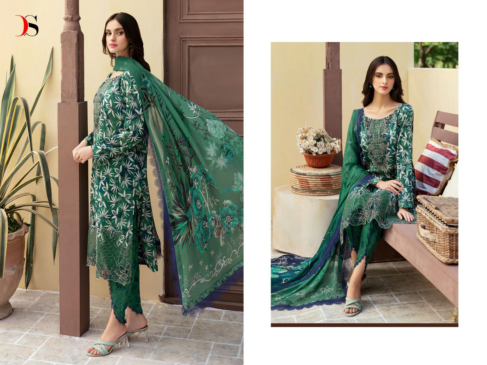 DEEPSY RAMSHA RANGREZ 24-3 LUXURY LAWN COLLECTION