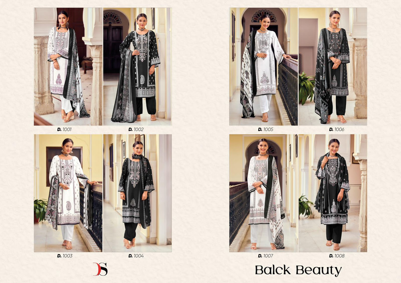 DEEPSY SUITS BLACK BEAUTY COTTON EMBROIDERY SALWAR SUIT SUPPLIER IN SURAT