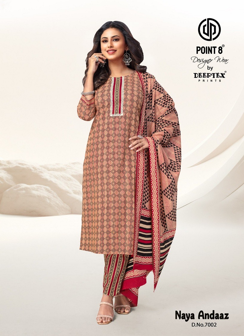 DEEPTEX NAYA ANDAAZ VOL 7 COTTON READYMADE SUITS