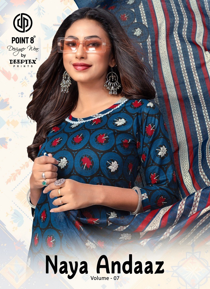 DEEPTEX NAYA ANDAAZ VOL 7 COTTON READYMADE SUITS