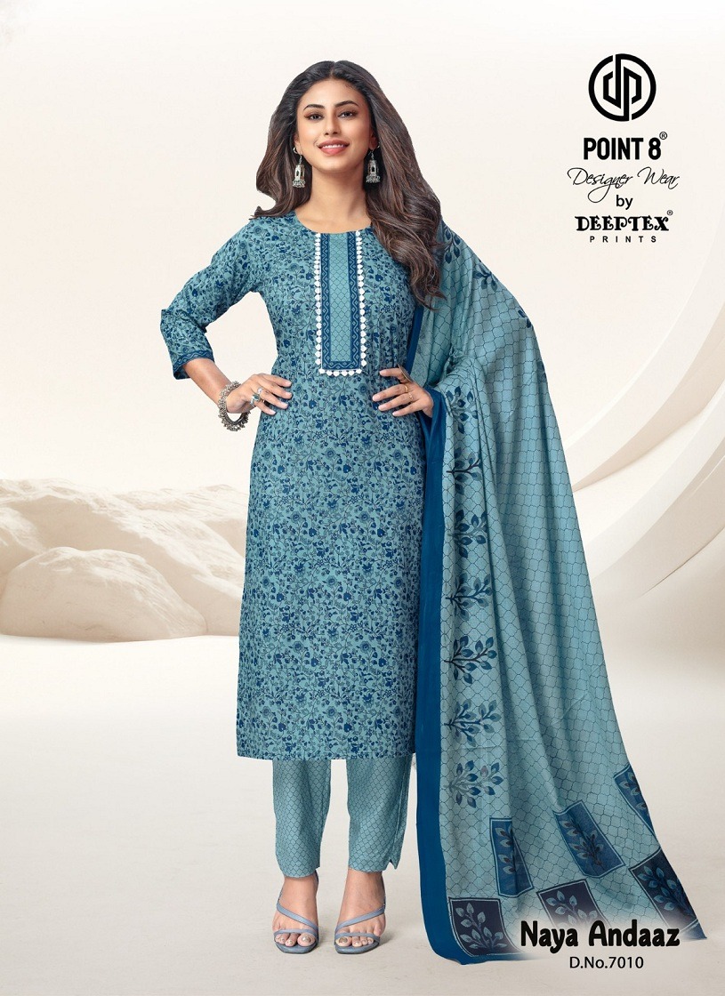 DEEPTEX NAYA ANDAAZ VOL 7 COTTON READYMADE SUITS