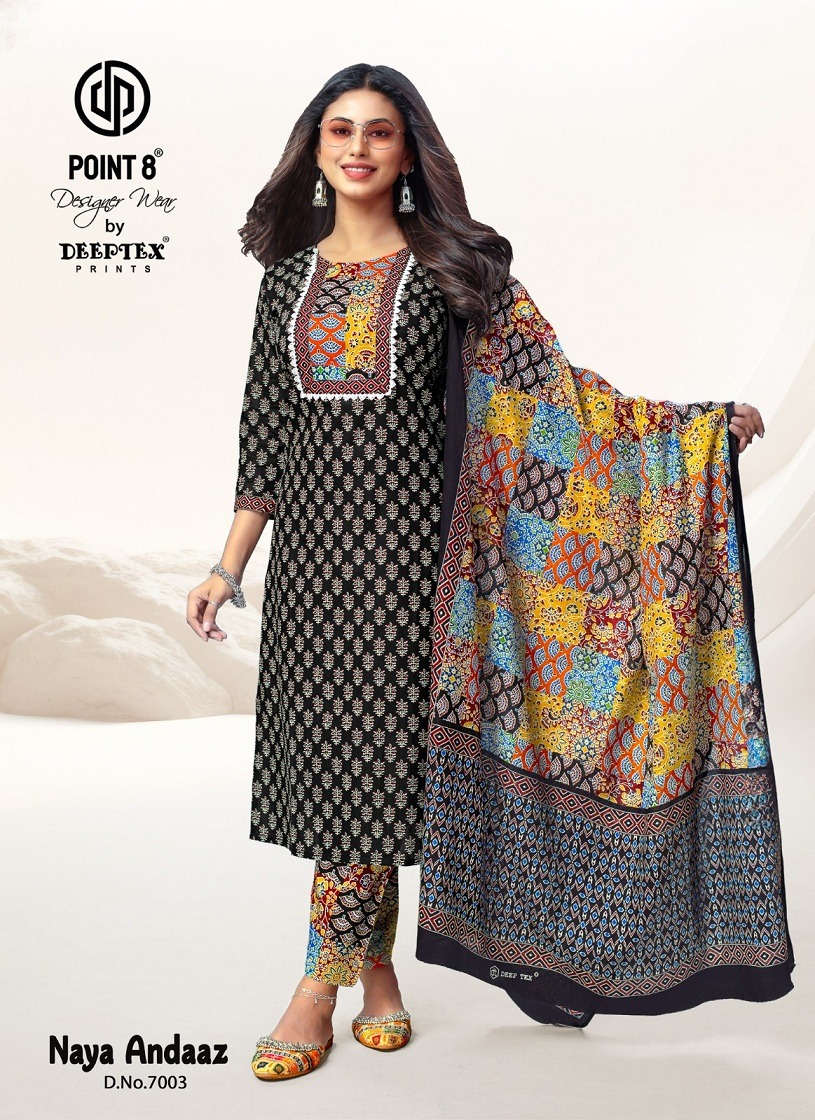 DEEPTEX NAYA ANDAAZ VOL 7 COTTON READYMADE SUITS